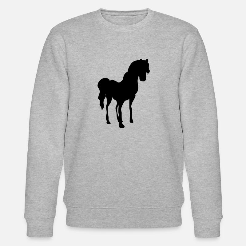 Cheval à cheval - Sweat bio CHANGER Stanley/Stella Unisexe - gris chiné