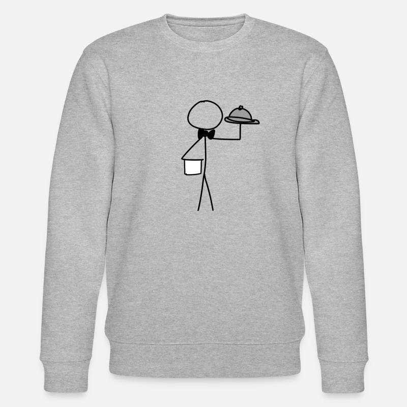 servir le serveur - Sweat bio CHANGER Stanley/Stella Unisexe - gris chiné