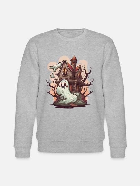 Spooky Estate - Stanley/Stella CHANGER Unisex Organic Sweatshirt - heather grey