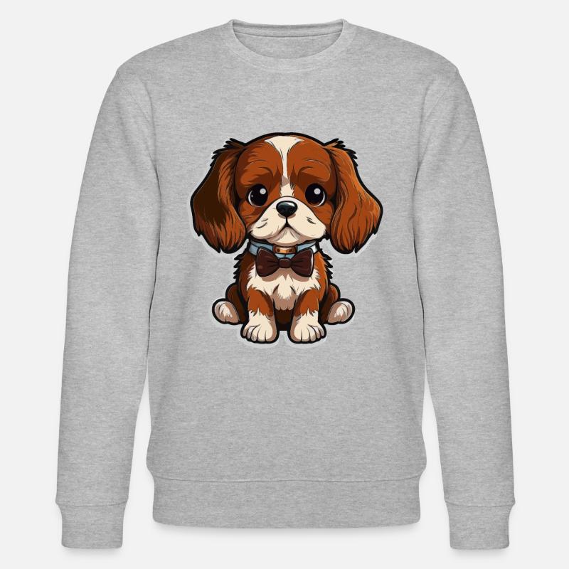 Chiot pimpant - Sweat bio CHANGER Stanley/Stella Unisexe - gris chiné