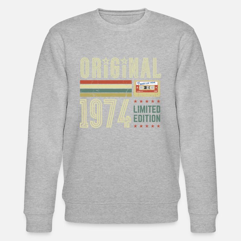 Original 1974 - Édition limitée - Sweat bio CHANGER Stanley/Stella Unisexe - gris chiné