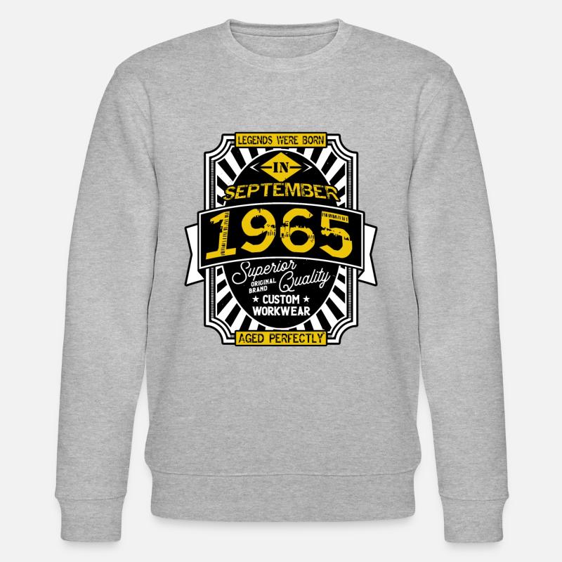 SEPTEMBER 1965 - Stanley/Stella Unisex Bio-Sweatshirt CHANGER  - Grau meliert