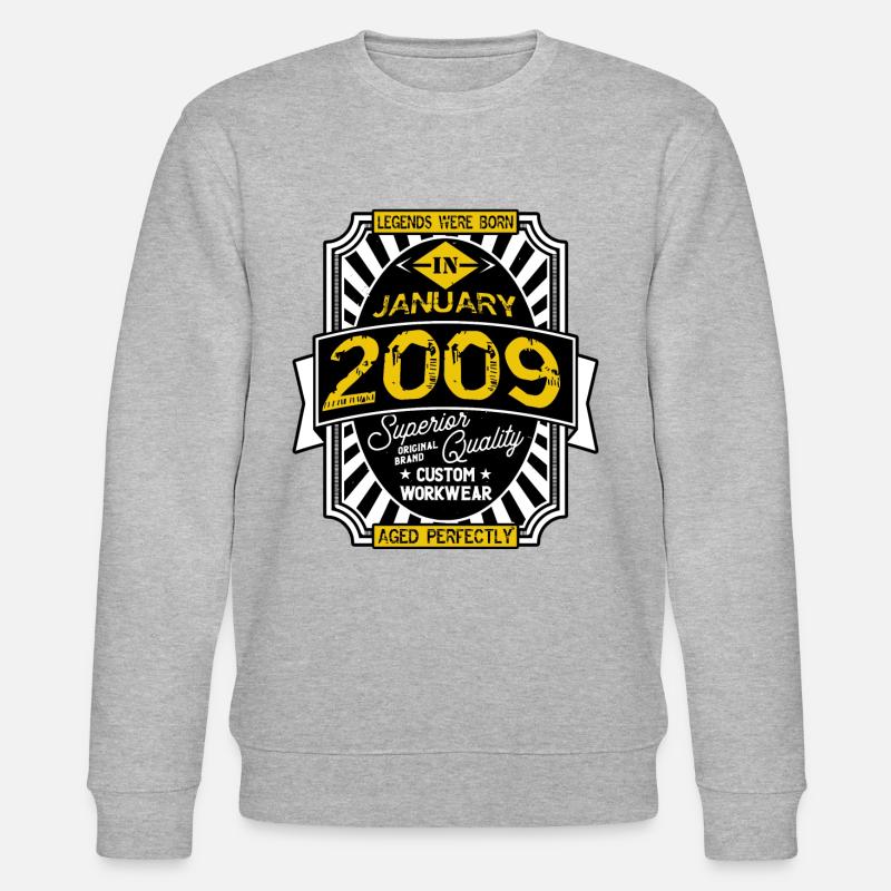 2009 JANUAR - Stanley/Stella Unisex Bio-Sweatshirt CHANGER  - Grau meliert