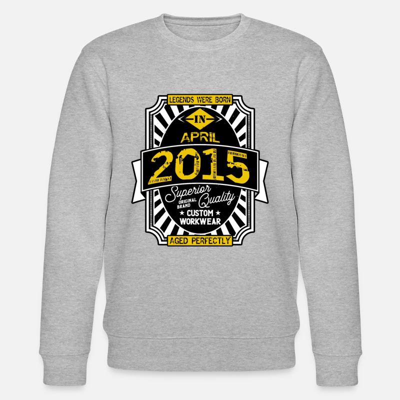 APRIL 2015 - Stanley/Stella Unisex Bio-Sweatshirt CHANGER  - Grau meliert