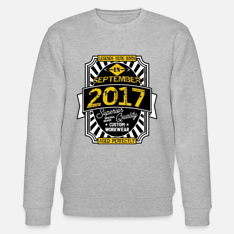 SEPTEMBER 2017 - Stanley/Stella Unisex Bio-Sweatshirt CHANGER  - Grau meliert