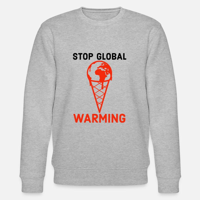 Environmental, Climate Change, Climate Change - Stanley/Stella CHANGER Unisex Organic Sweatshirt - heather grey