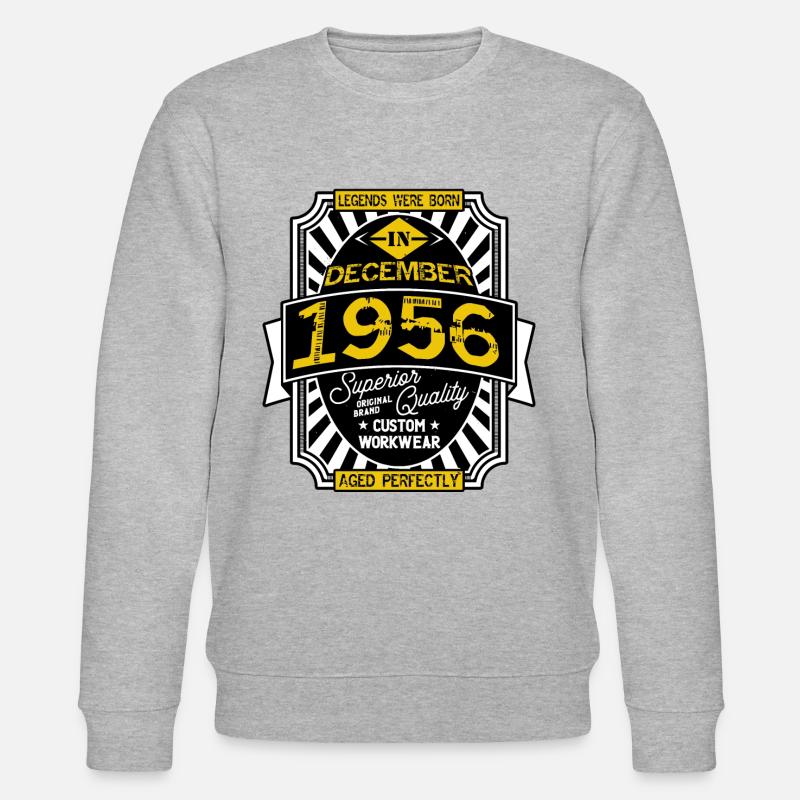 1956 DEZEMBER - Stanley/Stella Unisex Bio-Sweatshirt CHANGER  - Grau meliert