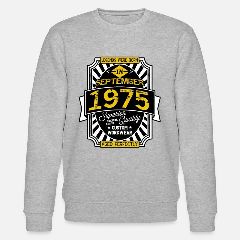 SEPTEMBER 1975 - Stanley/Stella Unisex Bio-Sweatshirt CHANGER  - Grau meliert
