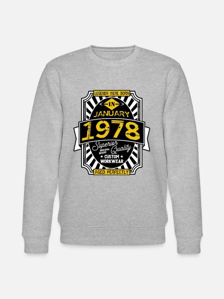 1978 FEBRUAR - Stanley/Stella Unisex Bio-Sweatshirt CHANGER  - Grau meliert