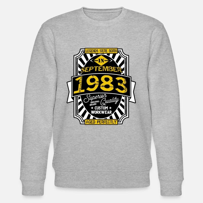 SEPTEMBER 1983 - Stanley/Stella Unisex Bio-Sweatshirt CHANGER  - Grau meliert