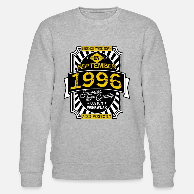 SEPTEMBER 1996 - Stanley/Stella Unisex Bio-Sweatshirt CHANGER  - Grau meliert