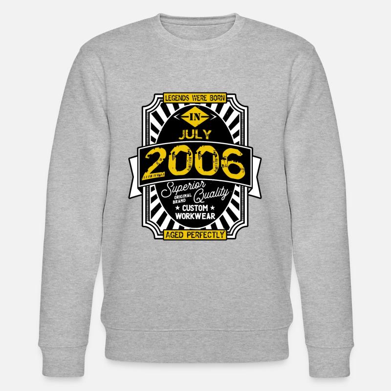 2006 JULI - Stanley/Stella Unisex Bio-Sweatshirt CHANGER  - Grau meliert