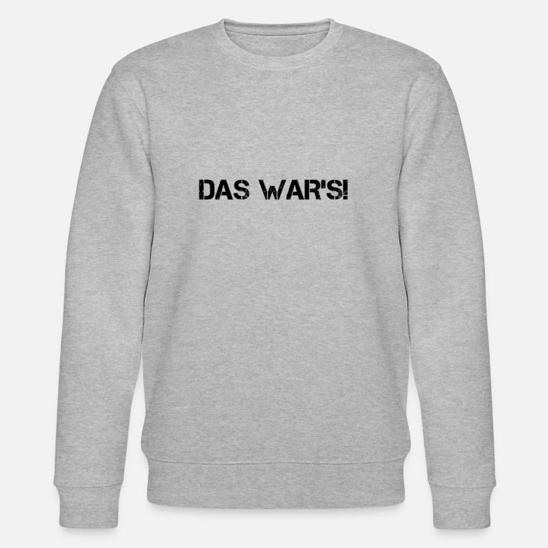 endlich überstanden - Stanley/Stella Unisex Bio-Sweatshirt CHANGER  - Grau meliert