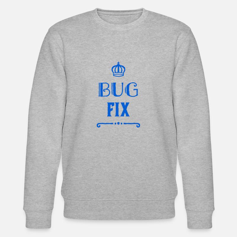 Bugfix geht immer - Stanley/Stella Unisex Bio-Sweatshirt CHANGER  - Grau meliert