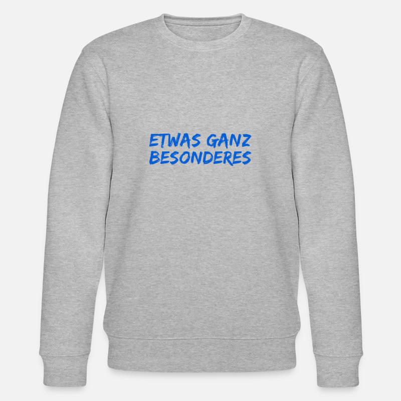 ich bin wunderbar - Stanley/Stella Unisex Bio-Sweatshirt CHANGER  - Grau meliert