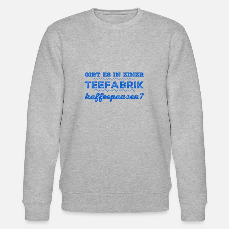 in der Teefabrik - Stanley/Stella Unisex Bio-Sweatshirt CHANGER  - Grau meliert