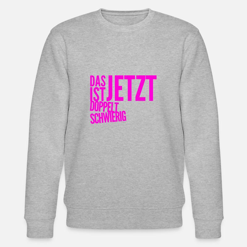 es geht schwerer - Stanley/Stella Unisex Bio-Sweatshirt CHANGER  - Grau meliert