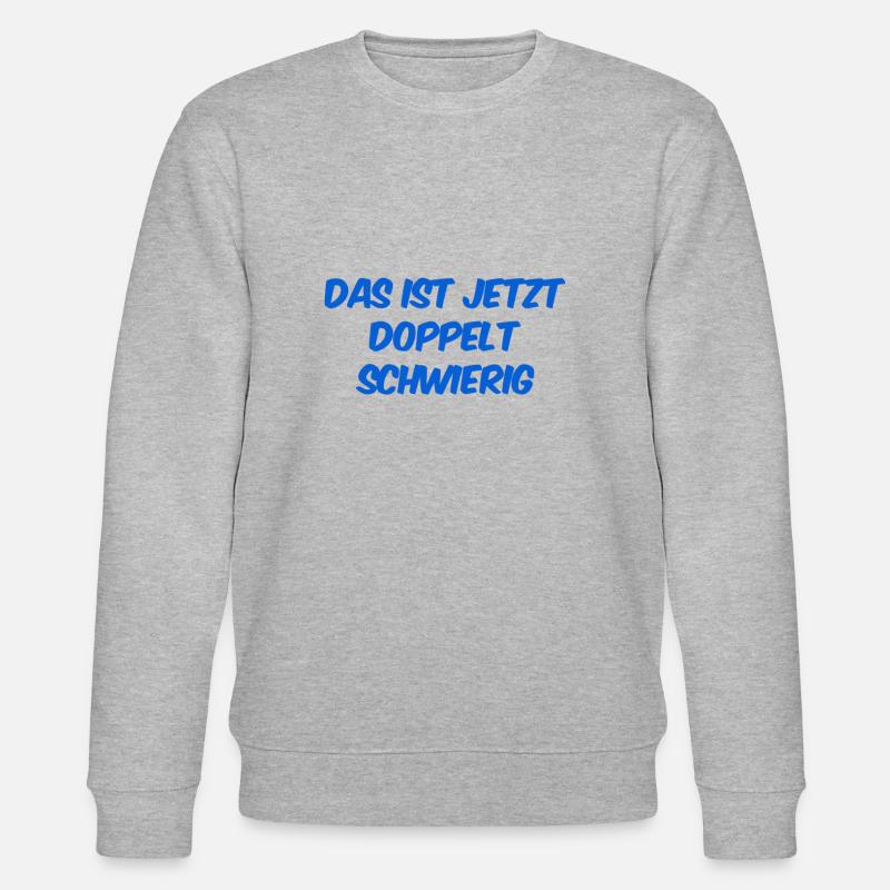 es wird schwerer - Stanley/Stella Unisex Bio-Sweatshirt CHANGER  - Grau meliert