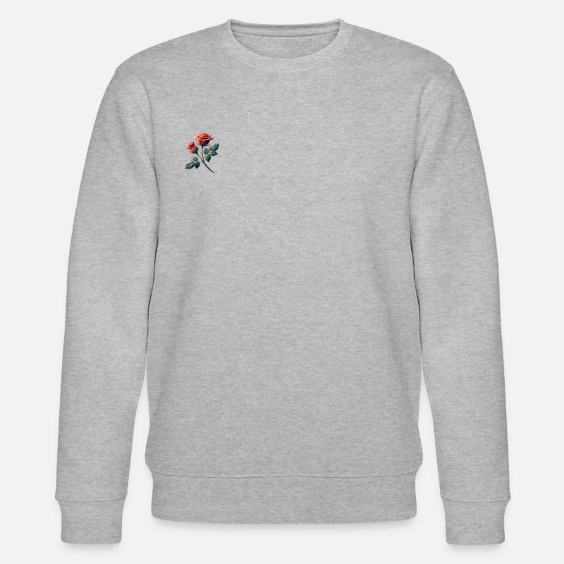 Polygone rose - Sweat bio CHANGER Stanley/Stella Unisexe - gris chiné