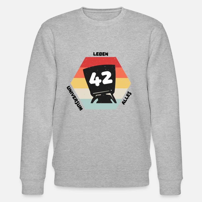 Antwort 42 - Stanley/Stella Unisex Bio-Sweatshirt CHANGER  - Grau meliert