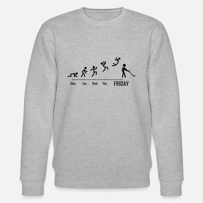 Détecteurs Sondler sonde week-end - Sweat bio CHANGER Stanley/Stella Unisexe - gris chiné