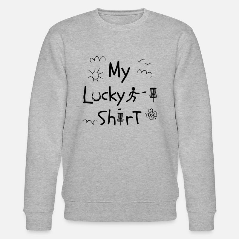 Disc-Golf-Spieler Disc-Golfer Game lustiges - Stanley/Stella Unisex Bio-Sweatshirt CHANGER  - Grau meliert