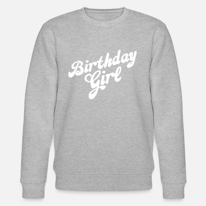 fille d’anniversaire - Sweat bio CHANGER Stanley/Stella Unisexe - gris chiné