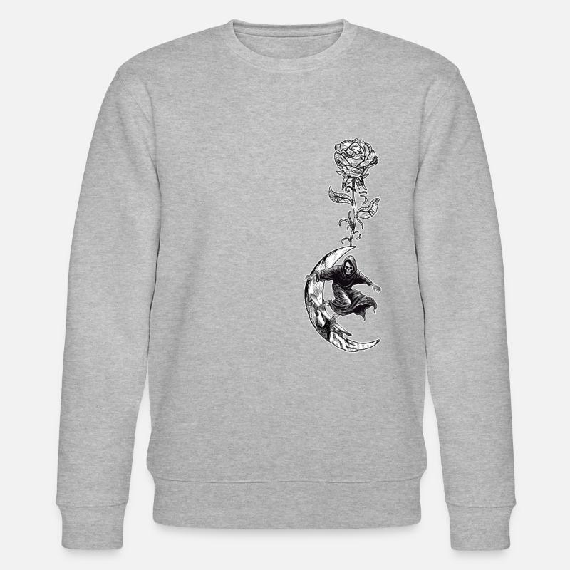 Skateboard Skater-Goth Skate Skateboarder - Sweat bio CHANGER Stanley/Stella Unisexe - gris chiné