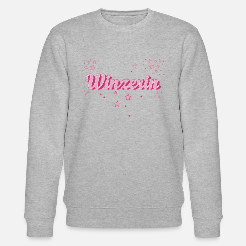 Winemaker Graduation Gift Winemaker - Stanley/Stella CHANGER Unisex Organic Sweatshirt - heather grey