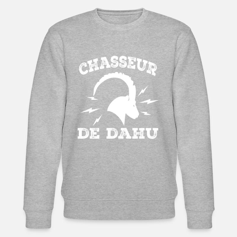 Dahu Hunter - Stanley/Stella CHANGER Unisex Organic Sweatshirt - heather grey