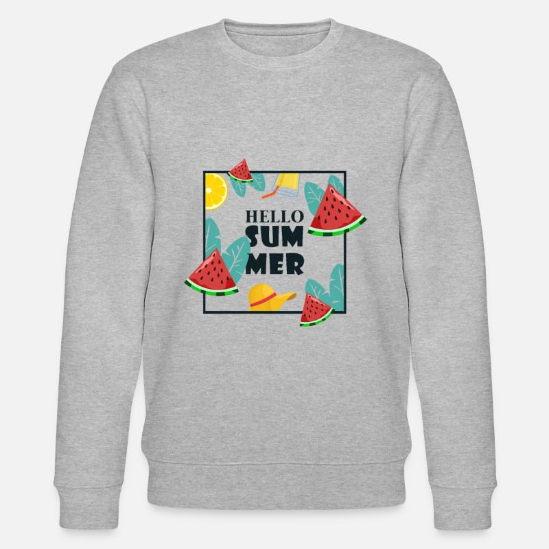 Sommer - Stanley/Stella Unisex Bio-Sweatshirt CHANGER  - Grau meliert