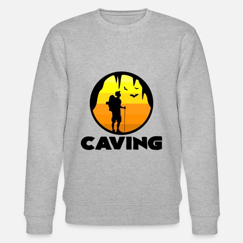Caving - Stanley/Stella Unisex Bio-Sweatshirt CHANGER  - Grau meliert
