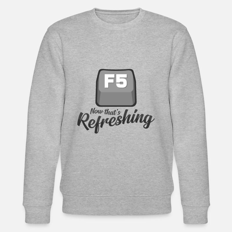 Computerfreak - Stanley/Stella Unisex Bio-Sweatshirt CHANGER  - Grau meliert