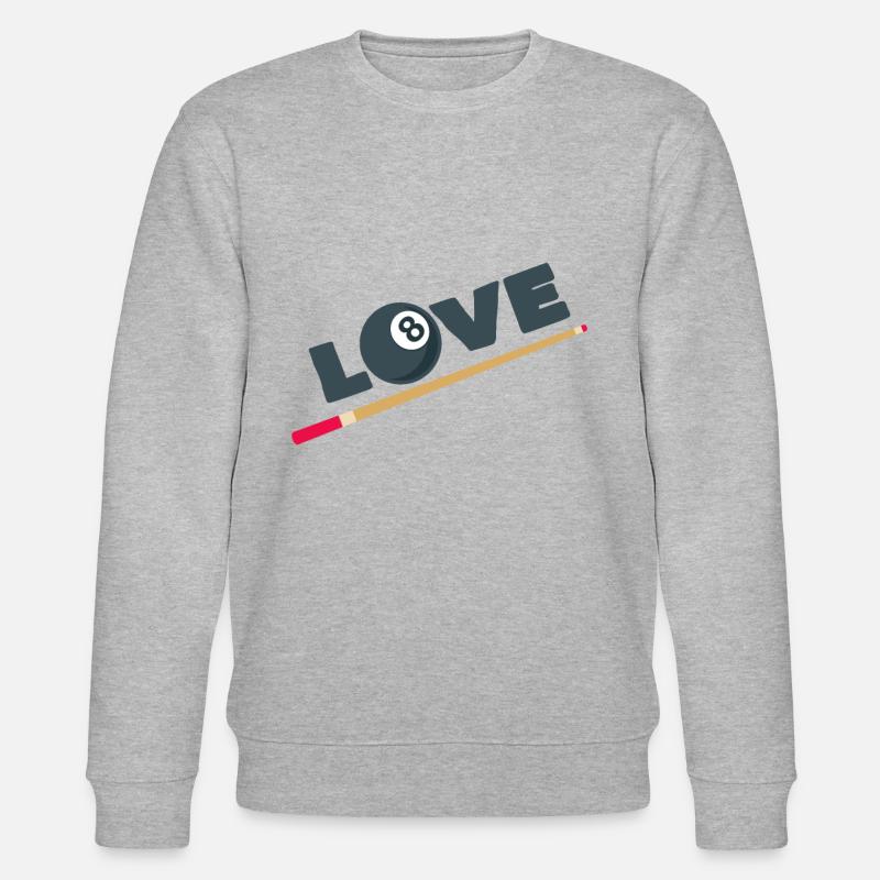 Billard - Stanley/Stella Unisex Bio-Sweatshirt CHANGER  - Grau meliert