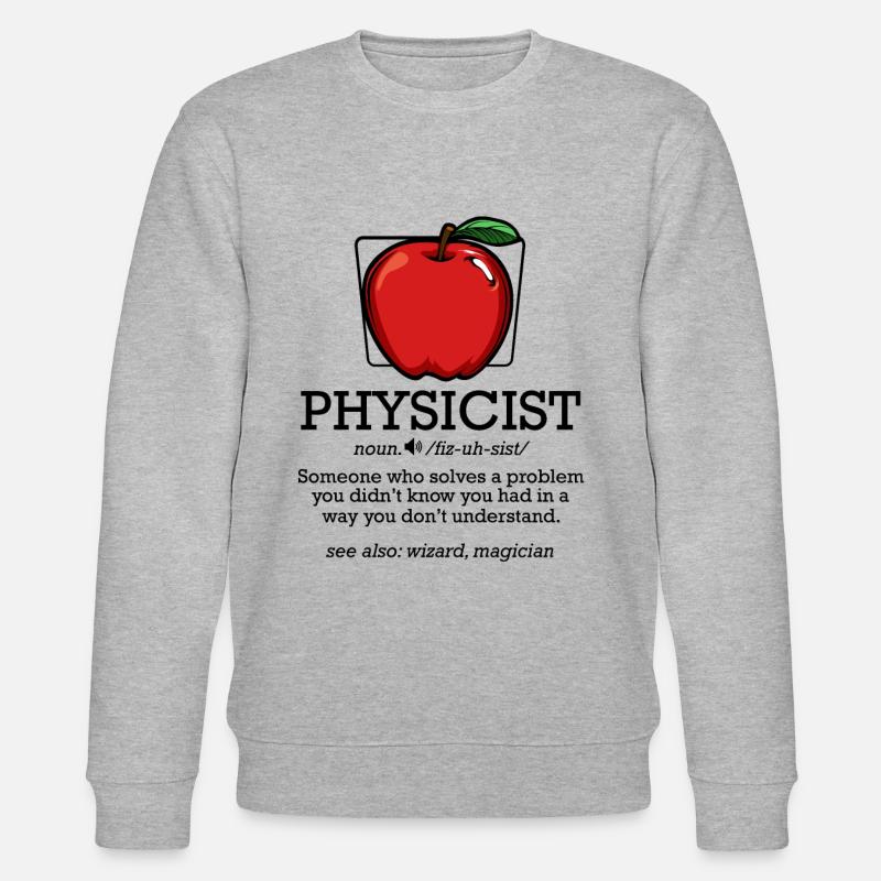 Physiker - Stanley/Stella Unisex Bio-Sweatshirt CHANGER  - Grau meliert