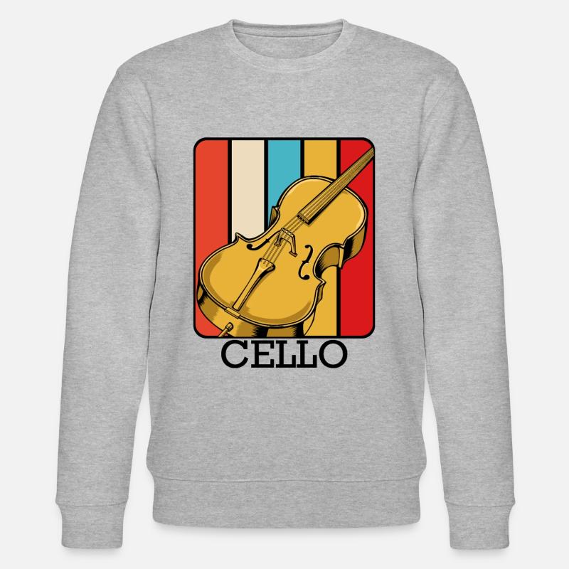 violoncelle - Sweat bio CHANGER Stanley/Stella Unisexe - gris chiné