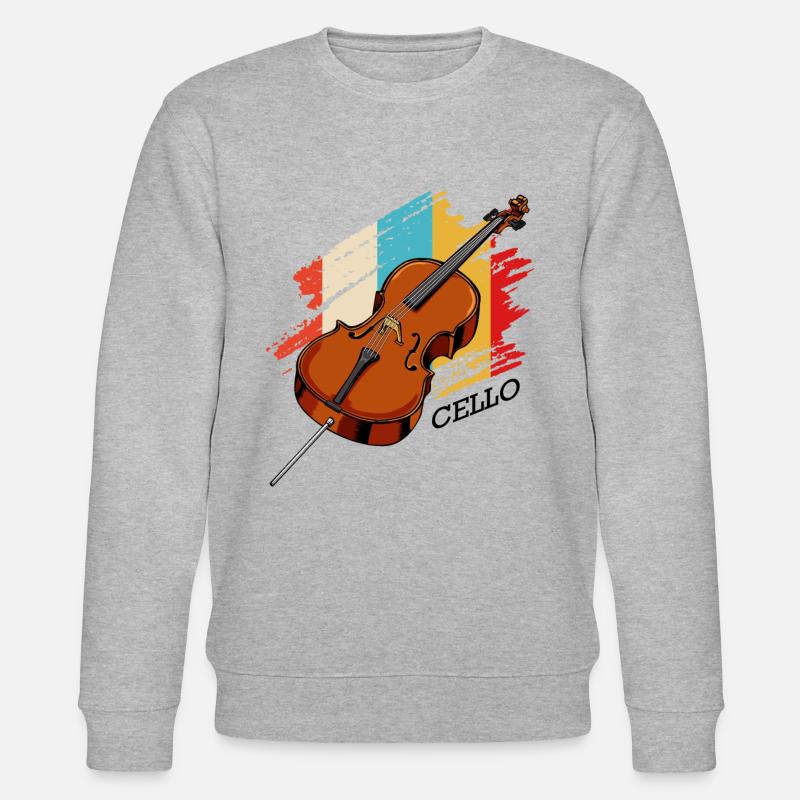 violoncelle - Sweat bio CHANGER Stanley/Stella Unisexe - gris chiné