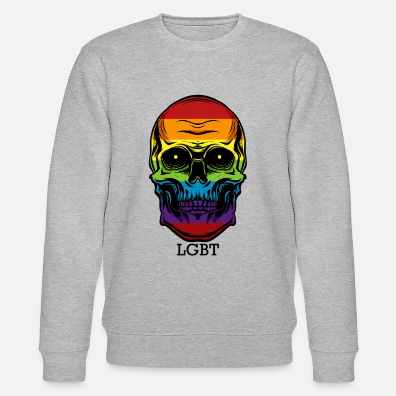 LGBT - Stanley/Stella Unisex Bio-Sweatshirt CHANGER  - Grau meliert
