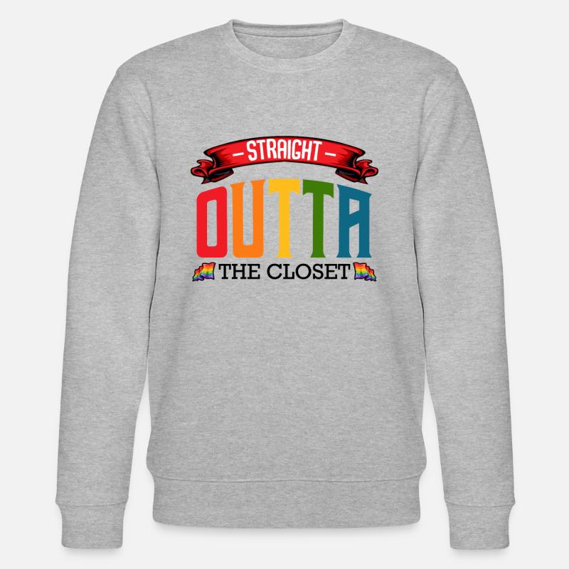 LGBT - Stanley/Stella Unisex Bio-Sweatshirt CHANGER  - Grau meliert