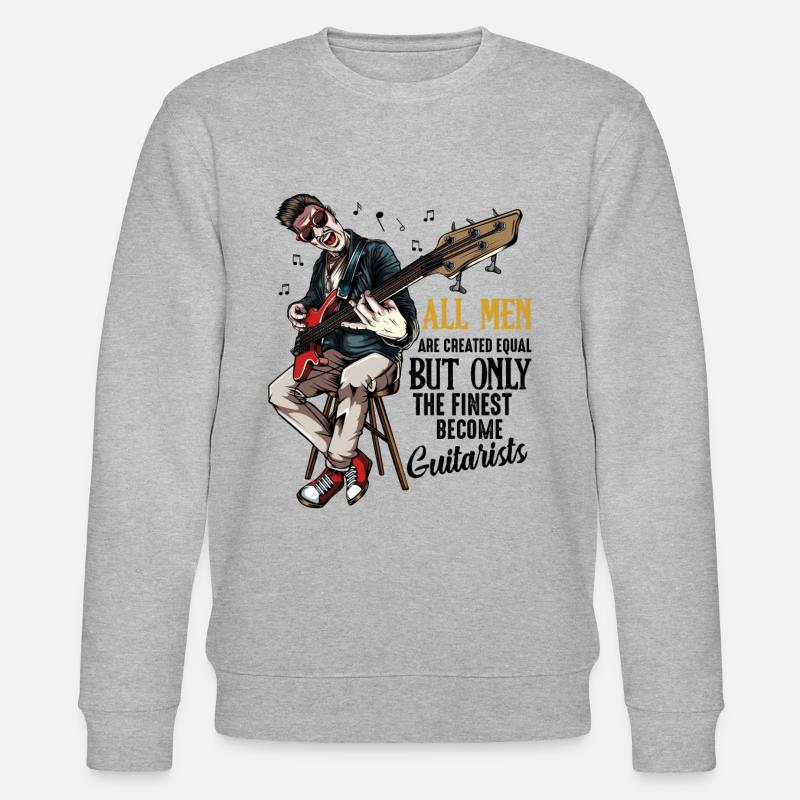 Gitarre - Stanley/Stella Unisex Bio-Sweatshirt CHANGER  - Grau meliert