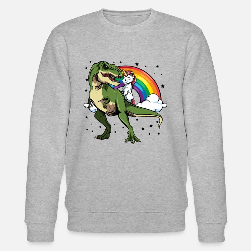 Einhorn - Stanley/Stella Unisex Bio-Sweatshirt CHANGER - Grau meliert