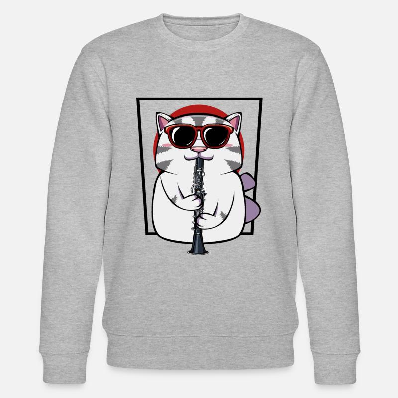 Oboe - Stanley/Stella Unisex Bio-Sweatshirt CHANGER - Grau meliert