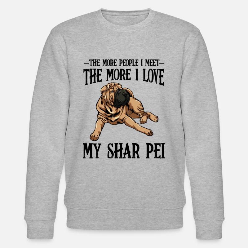 Shar Pei - Stanley/Stella Unisex Bio-Sweatshirt CHANGER  - Grau meliert