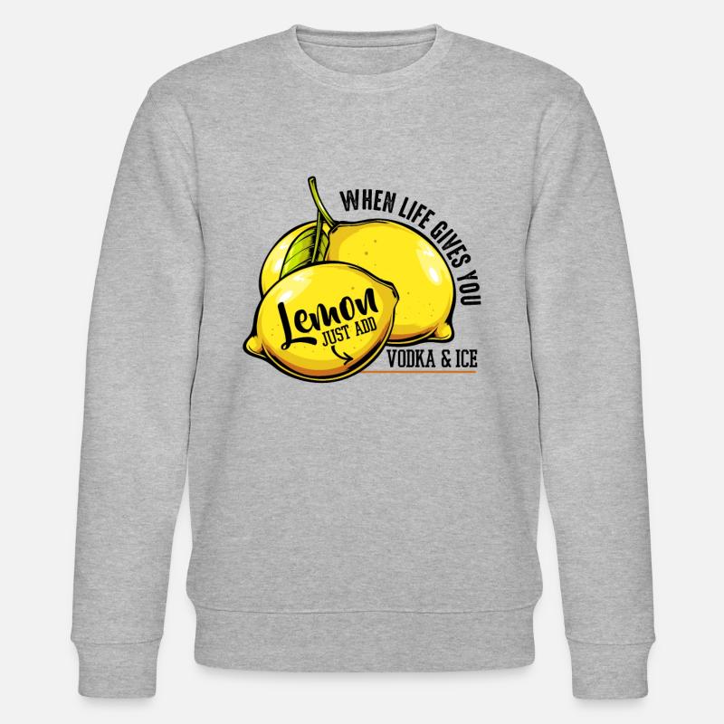 Fruit de citron - Sweat bio CHANGER Stanley/Stella Unisexe - gris chiné