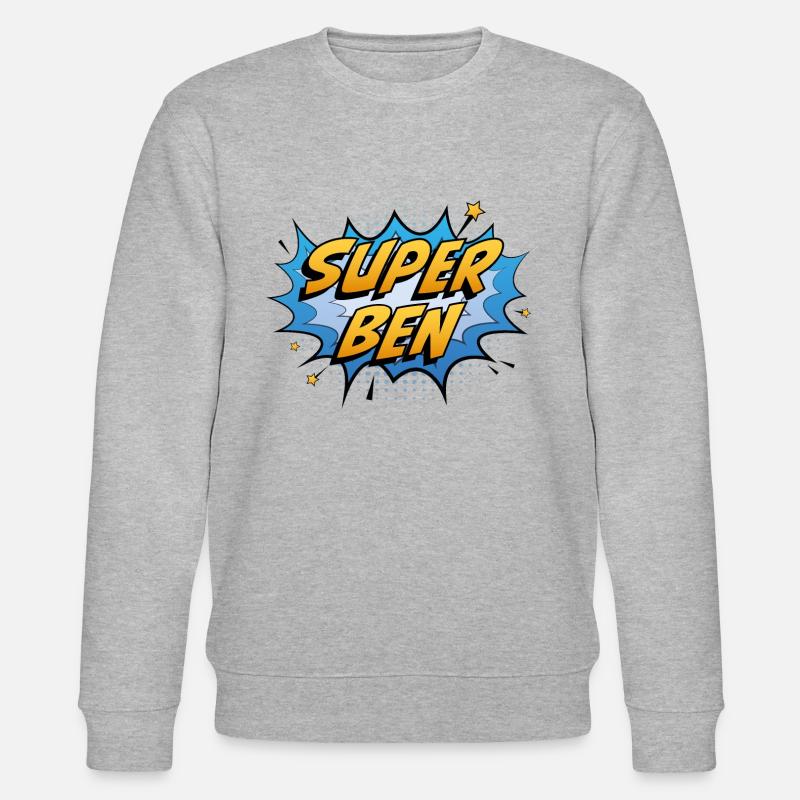 Super Ben - Stanley/Stella Unisex Bio-Sweatshirt CHANGER  - Grau meliert