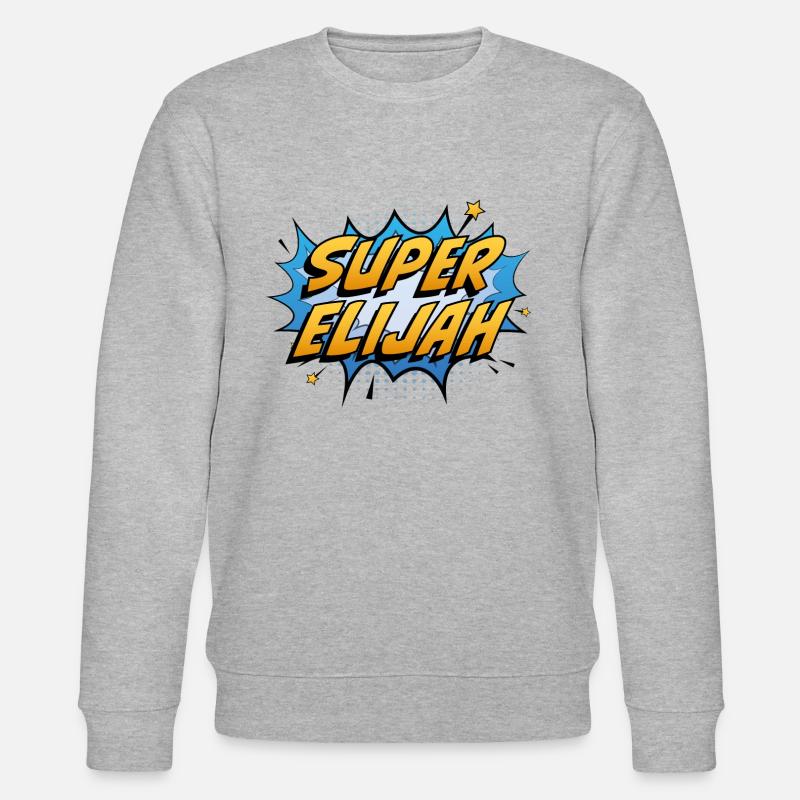 Super Elijah - Stanley/Stella Unisex Bio-Sweatshirt CHANGER  - Grau meliert