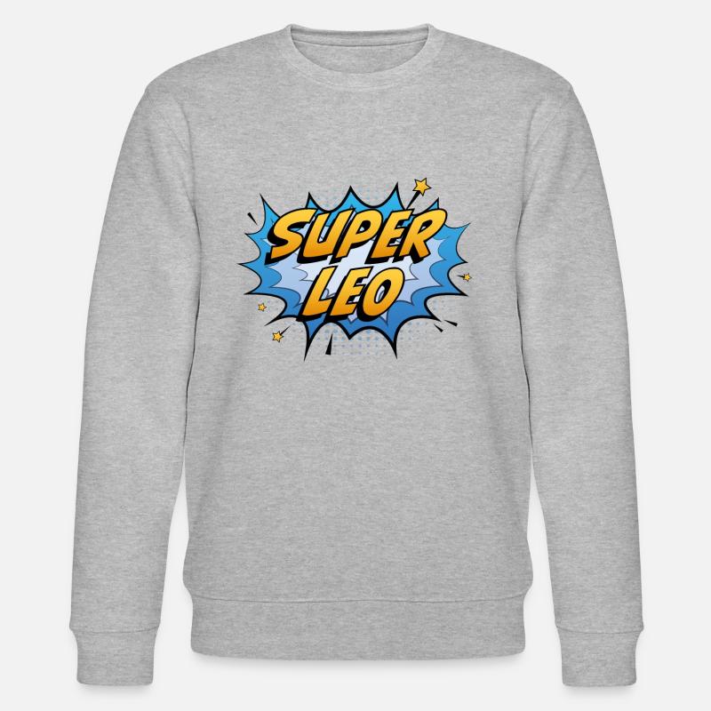 Super Löwe - Stanley/Stella Unisex Bio-Sweatshirt CHANGER  - Grau meliert