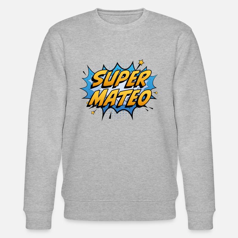 Super Mateo - Stanley/Stella Unisex Bio-Sweatshirt CHANGER  - Grau meliert