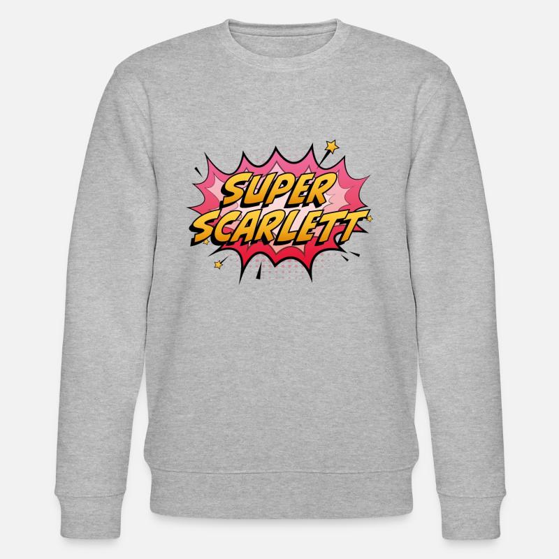 Super Scarlett - Sweat bio CHANGER Stanley/Stella Unisexe - gris chiné