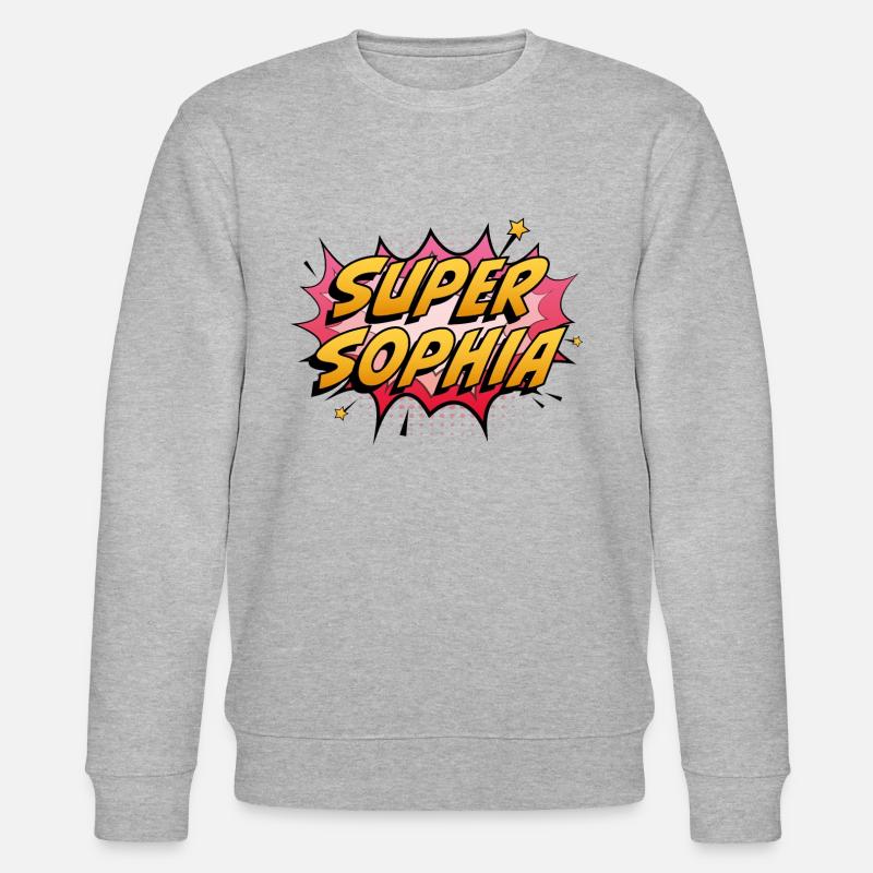 Super Sophia - Sweat bio CHANGER Stanley/Stella Unisexe - gris chiné
